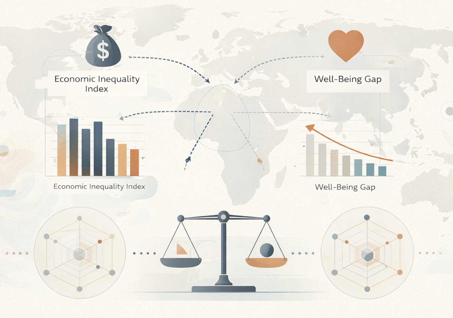 Mind the Gap: Perceived Economic Inequality and the Well-Being Gap around the Globe